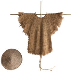 Ryosuke Harashima Contemporary Zen sculptural lamp straw coat