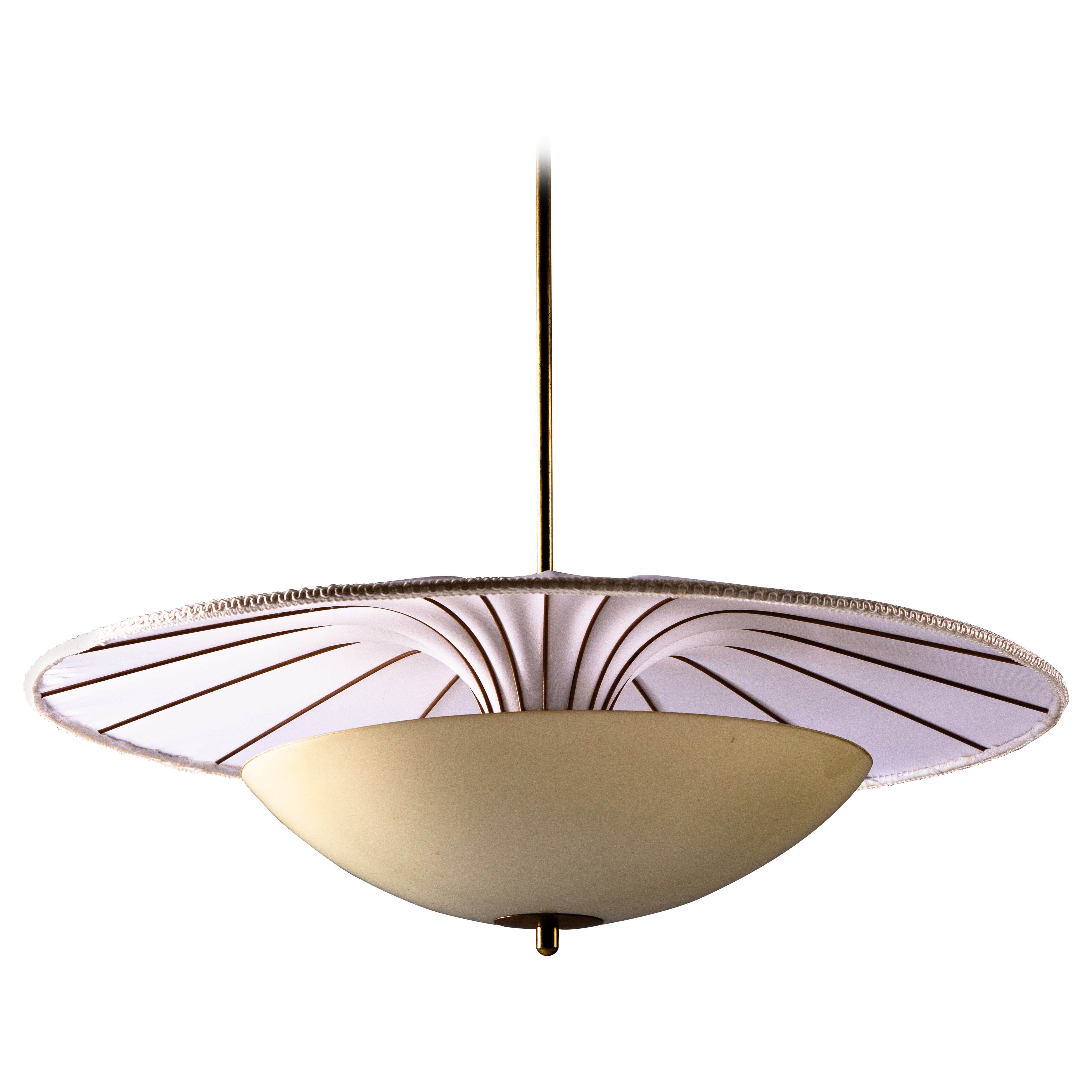 Finnish mid-century modern ceiling lamp by Itsu