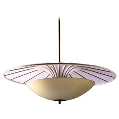 Finnish mid-century modern ceiling lamp by Itsu