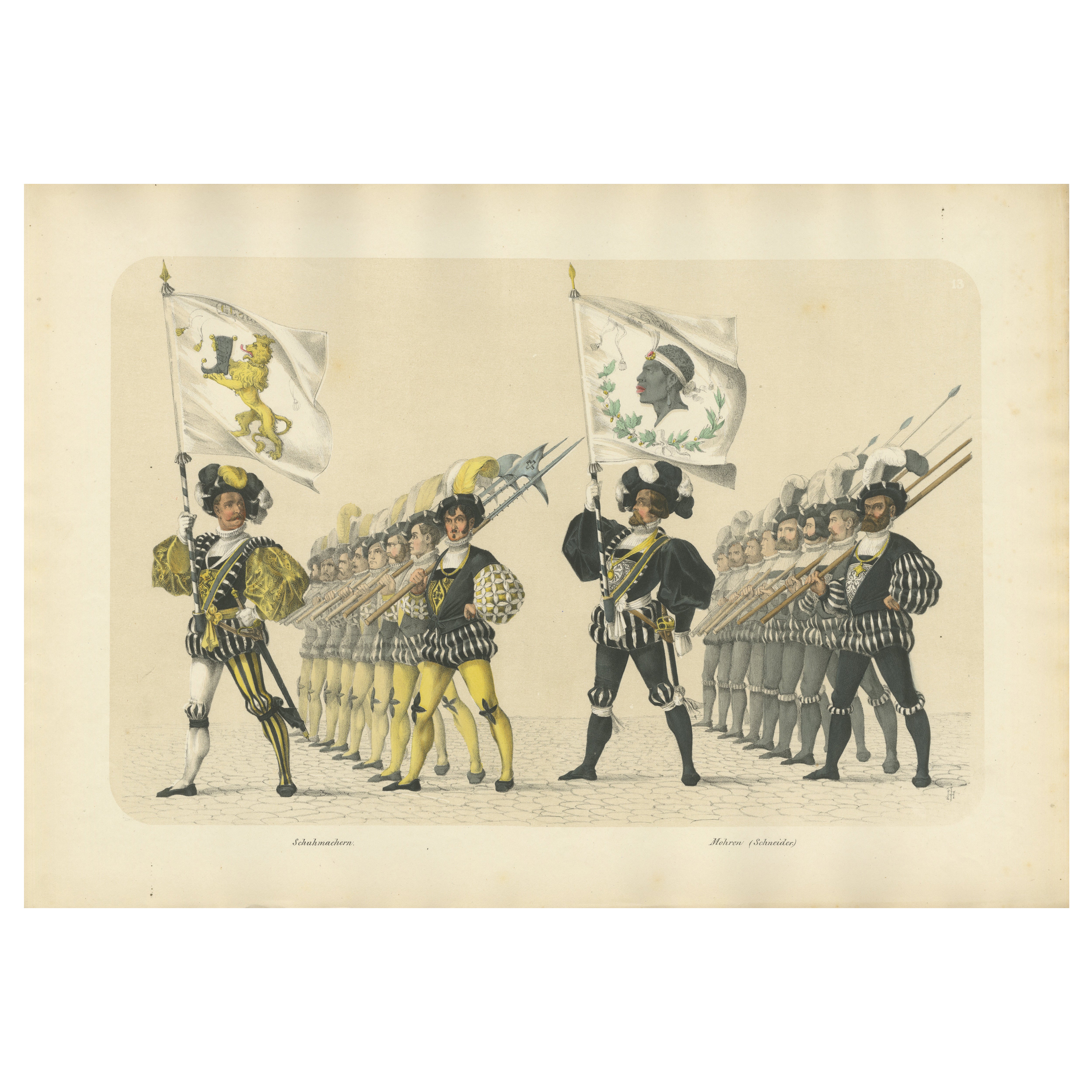 The Shoemakers and Tailors Guilds – A Tribute to Bernese Craftsmanship, 1855