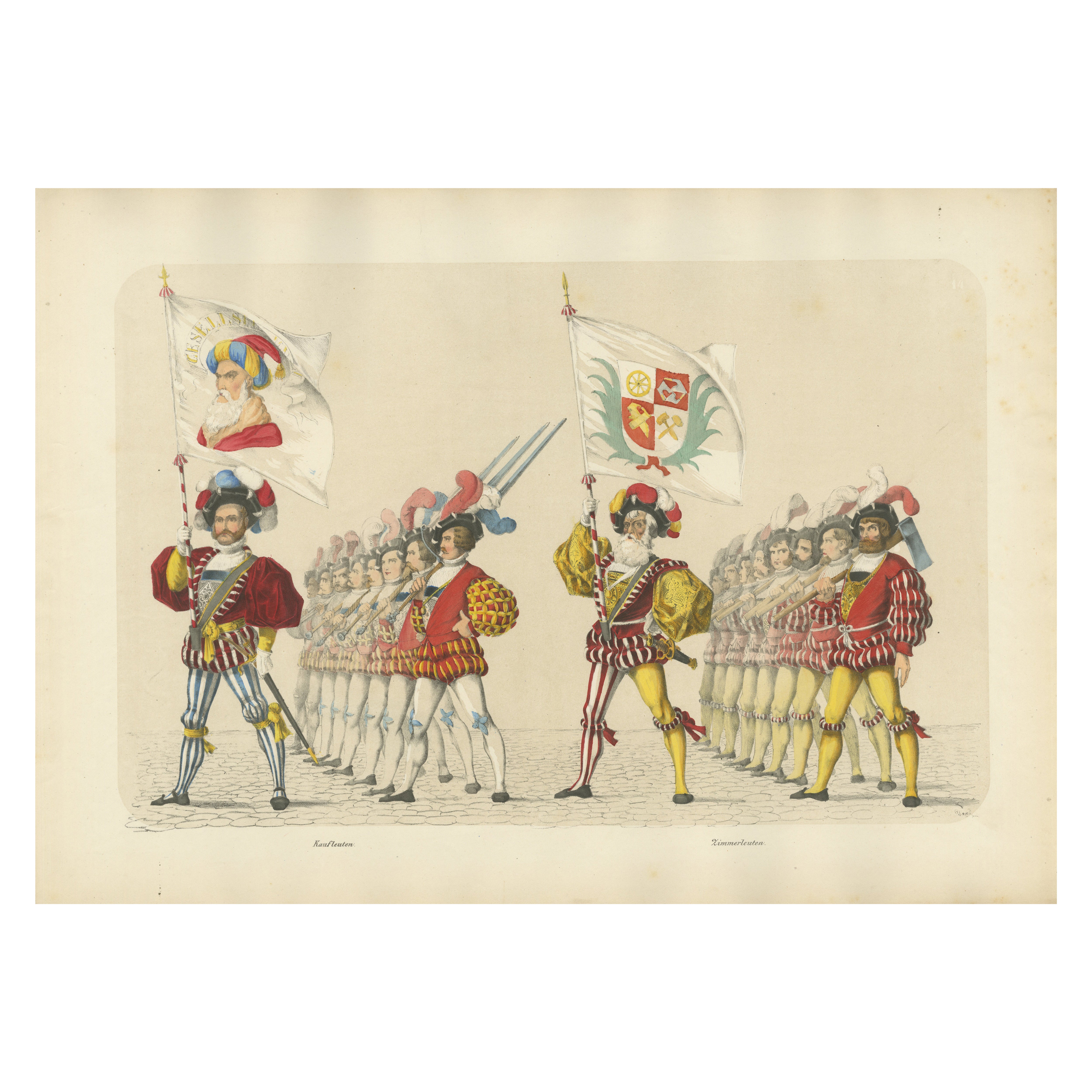 The Hat Makers and Carpenters Guilds – A Tribute to Bern’s Craftsmanship in 1855