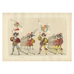Antique The Hat Makers and Carpenters Guilds – A Tribute to Bern’s Craftsmanship in 1855