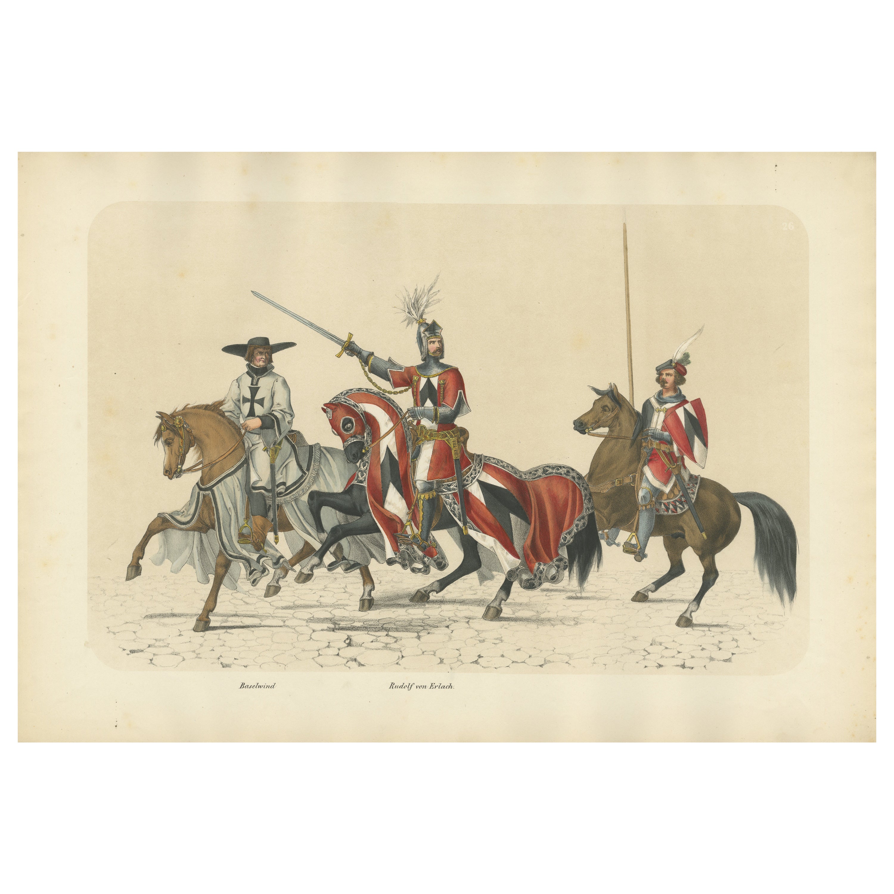 Rudolf von Erlach Leading the Swiss in Grand Festival Procession,  1855