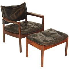 Gunnar Mystrand Lounge Chair and Stool