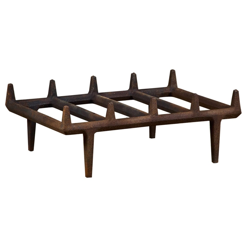 Grille de cheminée Chas A. Lieber Ironworks en vente