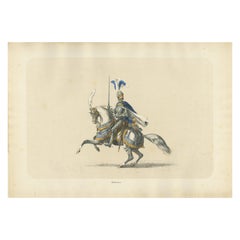 Antique Festival Cavalcade – The Waldmann Knight in Majestic Parade, Published in 1855