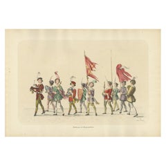 Burgundian Tribute – The Pageant of Noble Youth in Ceremonial Dress, 1855