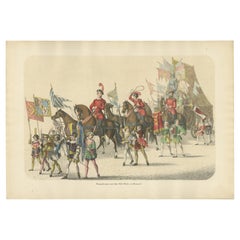 Triunfo borgoñón - La gran procesión de la derrota de Carlos el Temerario, 1855