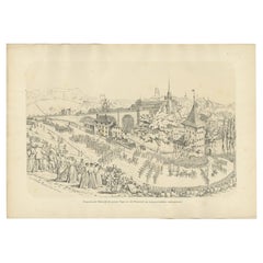 A Grand Spectacle in Switzerland – The Historic Procession Through Bern, 1855