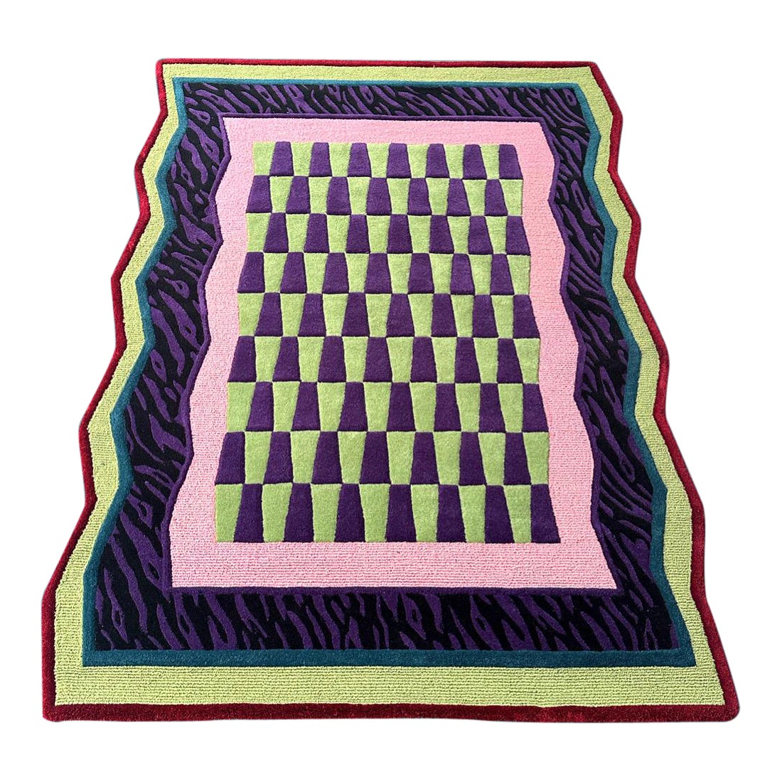 Alfombra de Rejilla Neón by RAG HOME