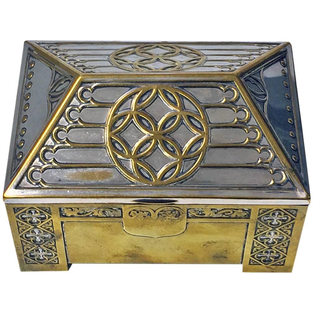 WMF Jugendstil Secessionist Box, Germany, circa 1906