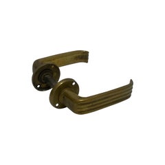 Poignée de porte en laiton Gio Ponti Art Deco 1930s Italian Midcentury Architecture 1940s