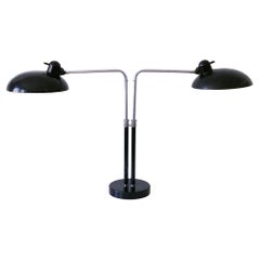 Rare Christian Dell Two-Armed Bauhaus Desk Light 6660 for Kaiser Idell 1930s