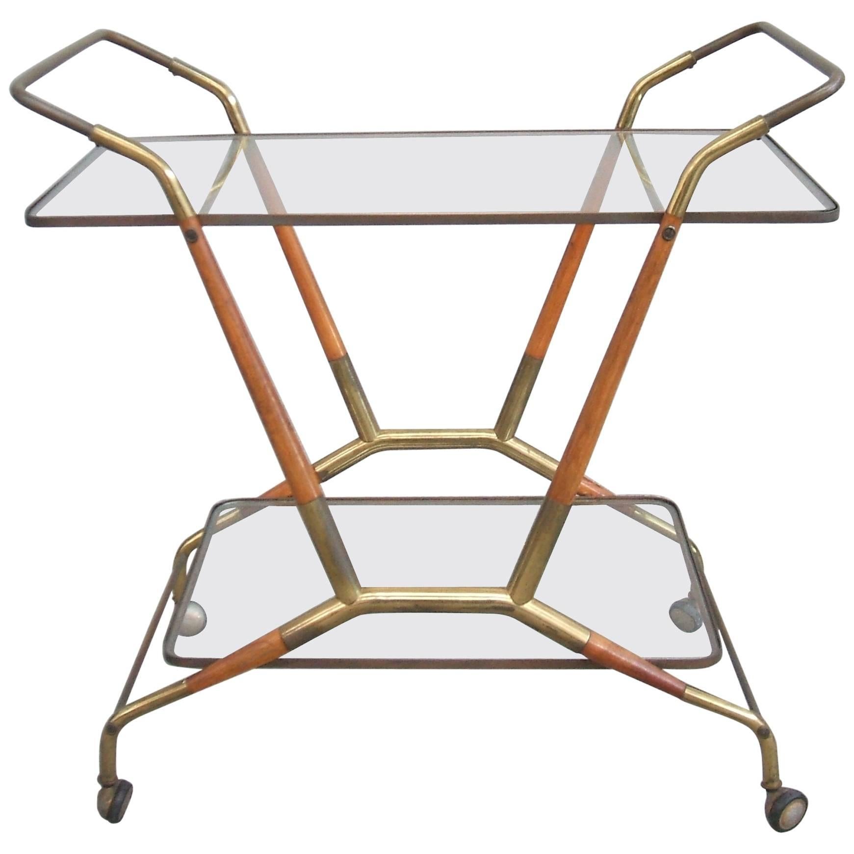 Bar Cart Attributed to Cesare Lacca