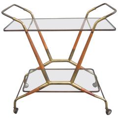 Bar Cart Attributed to Cesare Lacca 10