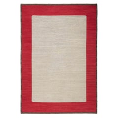 Doris Leslie Blau Vintage Swedish Flat Woven Rug by Ingrid Dessau