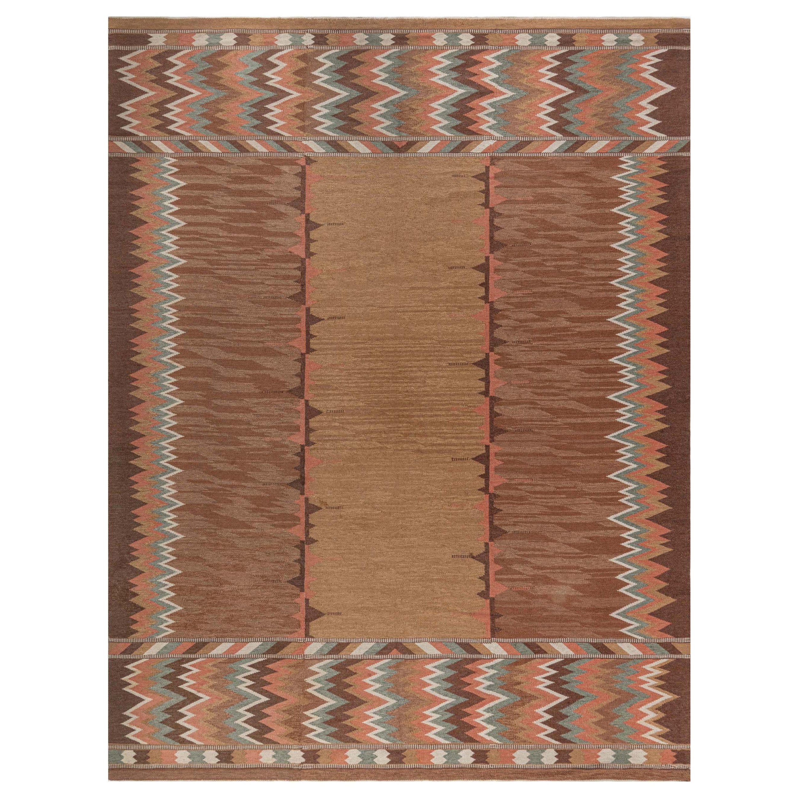 Alfombra sueca de tejido plano Doris Leslie Blau Midcentury