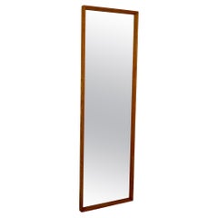 Scandinavian vintage Evy teak mirror, 1960s