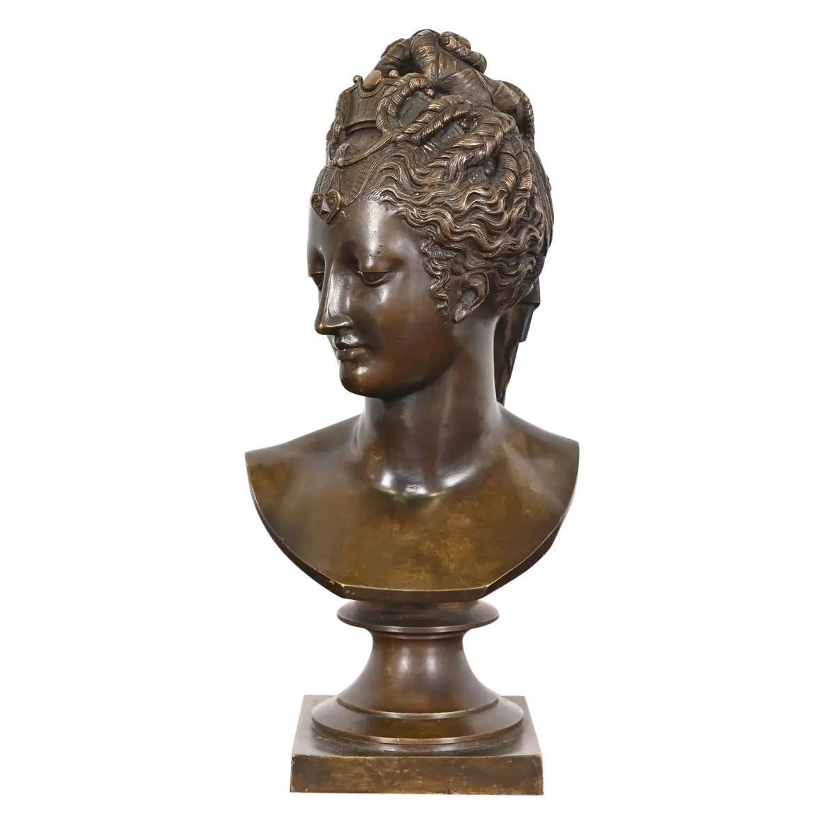 Tiffany & Co. Antique Bronze Bust of Diane De Poitiers