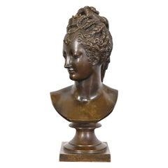 Tiffany & Co. Antique Bronze Bust of Diane De Poitiers