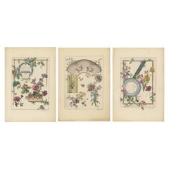 La Flore Décorative The Graceful Symbiosis of Nature and Ornament in 1896