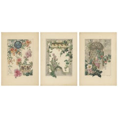 Floral Harmony in Decorative Design: The Art Nouveau Aesthetic of Lambert, 1896