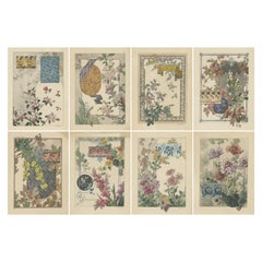 Elegancia Botánica en el Art Nouveau: Una colección de obras maestras florales, 1896