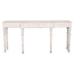Vintage Painted Breakfront Console Table