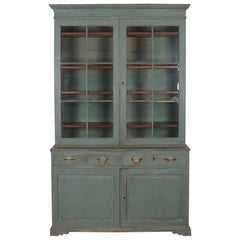 Early 19th Century Painted Kitchen Cabinet