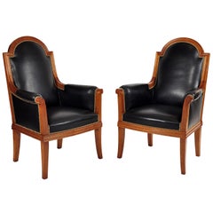 Pair of Armchairs by Louis Sue Art Moderne, France, circa 1950