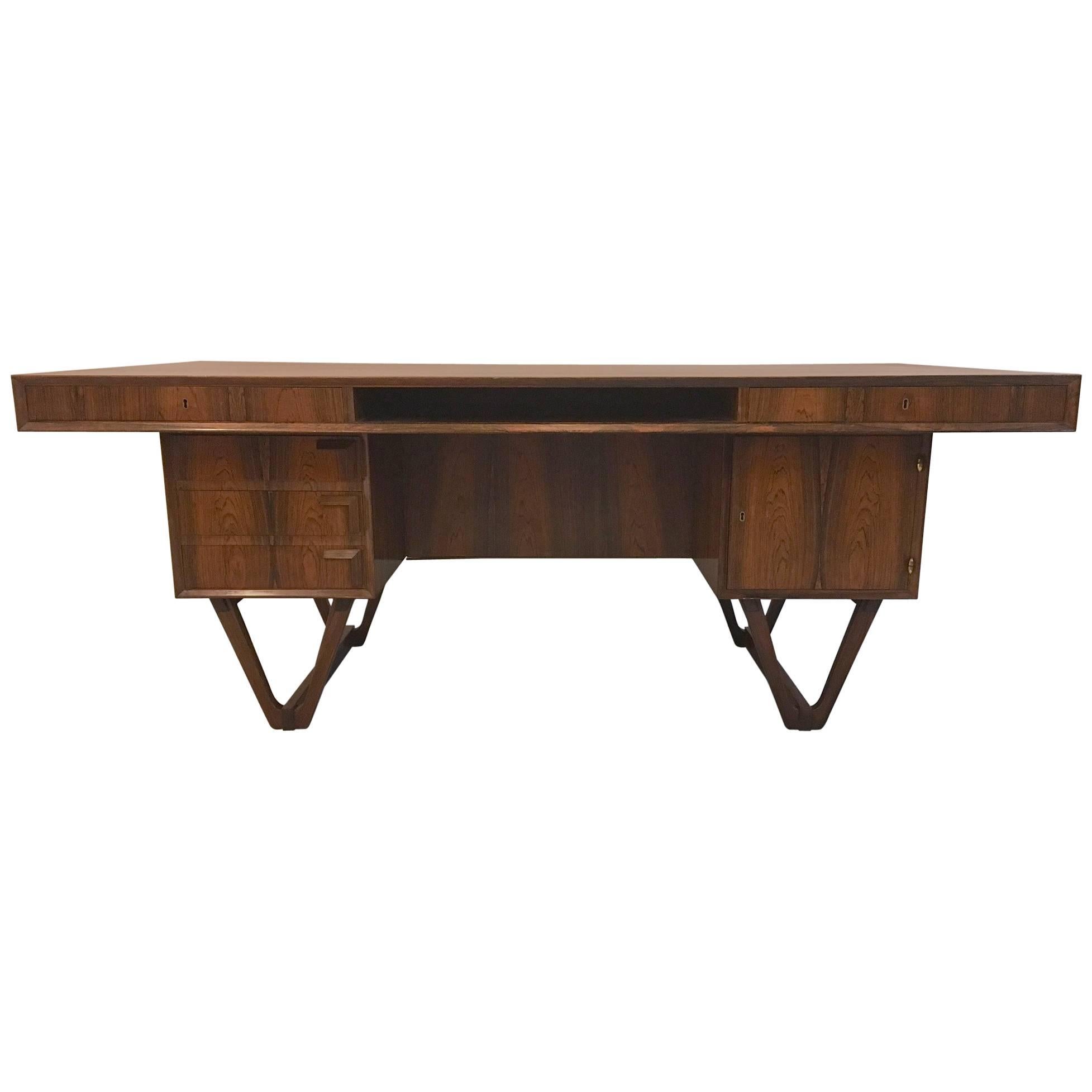 Rare Henry W. Klein Rosewood Desk