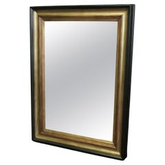 Stunning Black and Gold Framed Regency Style Wall Mirror