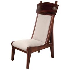 Single Chair by Leon Jallot Art Nouveau, France, circa 1906 4