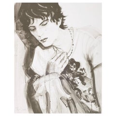 Tony (Kiss) Lithograph by Elizabeth Peyton, 2000