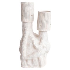 Apostle & Muse, White Ceramic Sculpture by 2022