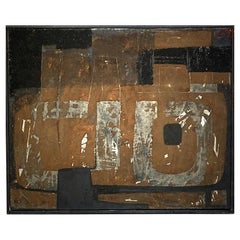 Cuadro Aarde Técnica mixta sobre lienzo de Yvonne Kracht, 1963