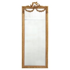 Spectacular Palatial 19th Century Italian Carved Gilt Wood Mirror.