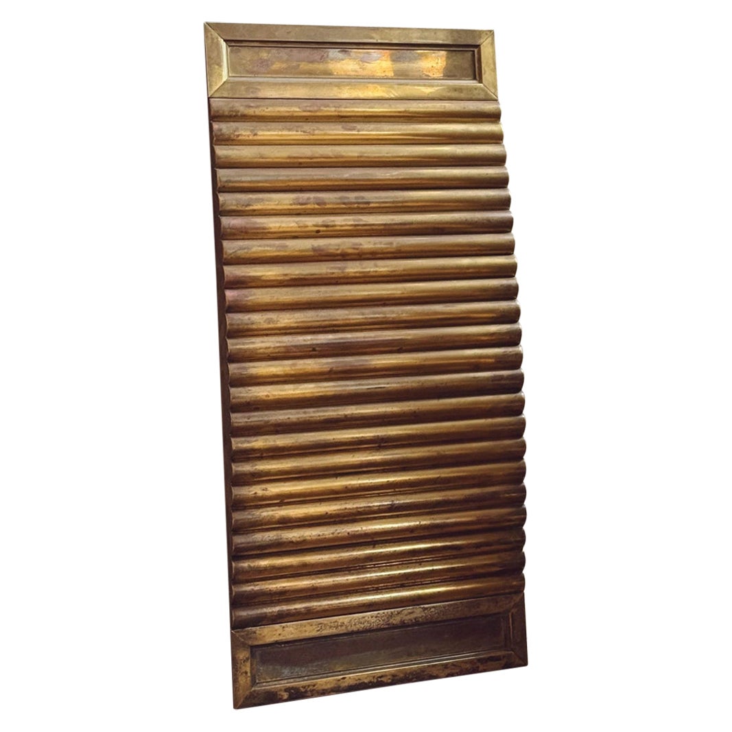 1930s Brass Plaque from Italian Yacht For Sale
