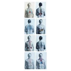 Set of 8 Original Vintage Medical Prints, circa 1900