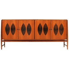 Walnut and Rosewood Cabinet by Kipp Stewart for Calvin