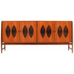 Walnut and Rosewood Cabinet by Kipp Stewart for Calvin