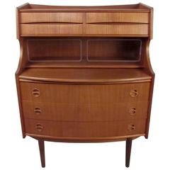 Unique Mid-Century Arne Vodder Secretary Writing Desk 11