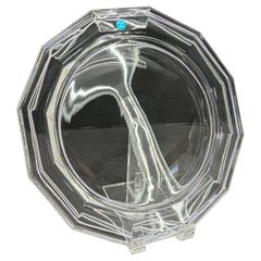 Bandeja de cristal Tiffany grande para servir