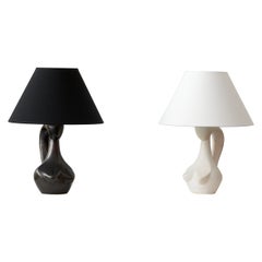 Jacques Blin ceramic table lamps. c. 1955