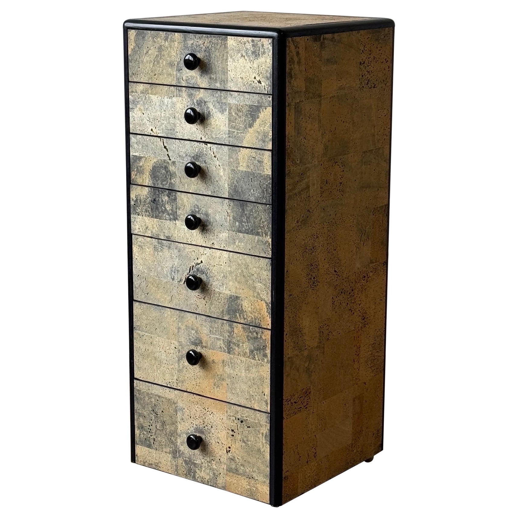 Serie 5 Cork Chest of Drawers by Peter Maly