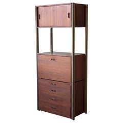 Omni Freestanding Shelving Unit w/ Secretary Desk by George Nelson