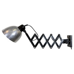Industrial Midcentury Scissor Wall Lamp, 1950s