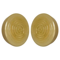 Contemporary Pair of Murano Glass Candy Sconces by Vistosi, Italy, 2000s
