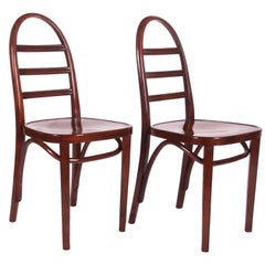 Antique Pair of Art Deco Thonet Chairs