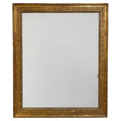 Large French 19th Century Giltwood Wall Mirror With Acorn Detail